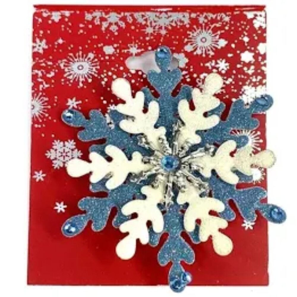 KOHL’S Sparkle Snowflake Pin Brooch - NEW!!!